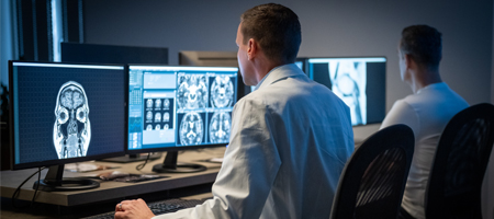 Two Indigenous females, a woman in her 50s and a 5-year-old girl are sitting in front of a laptop.  
