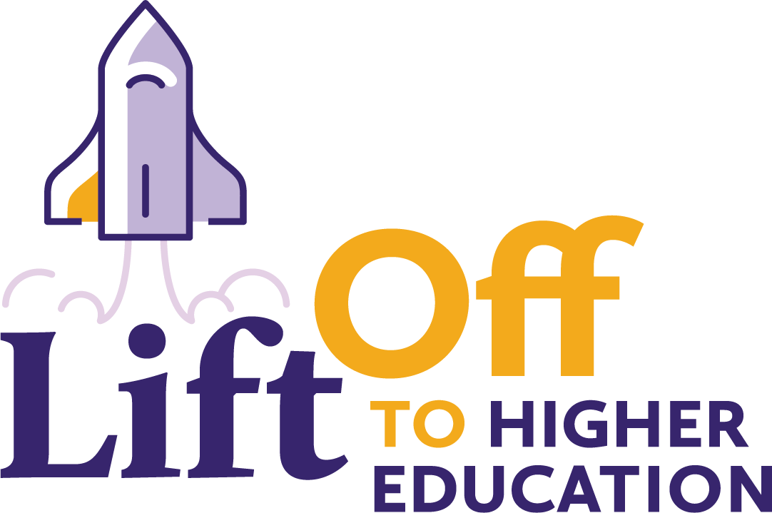 Lift off to Higher Education Logo